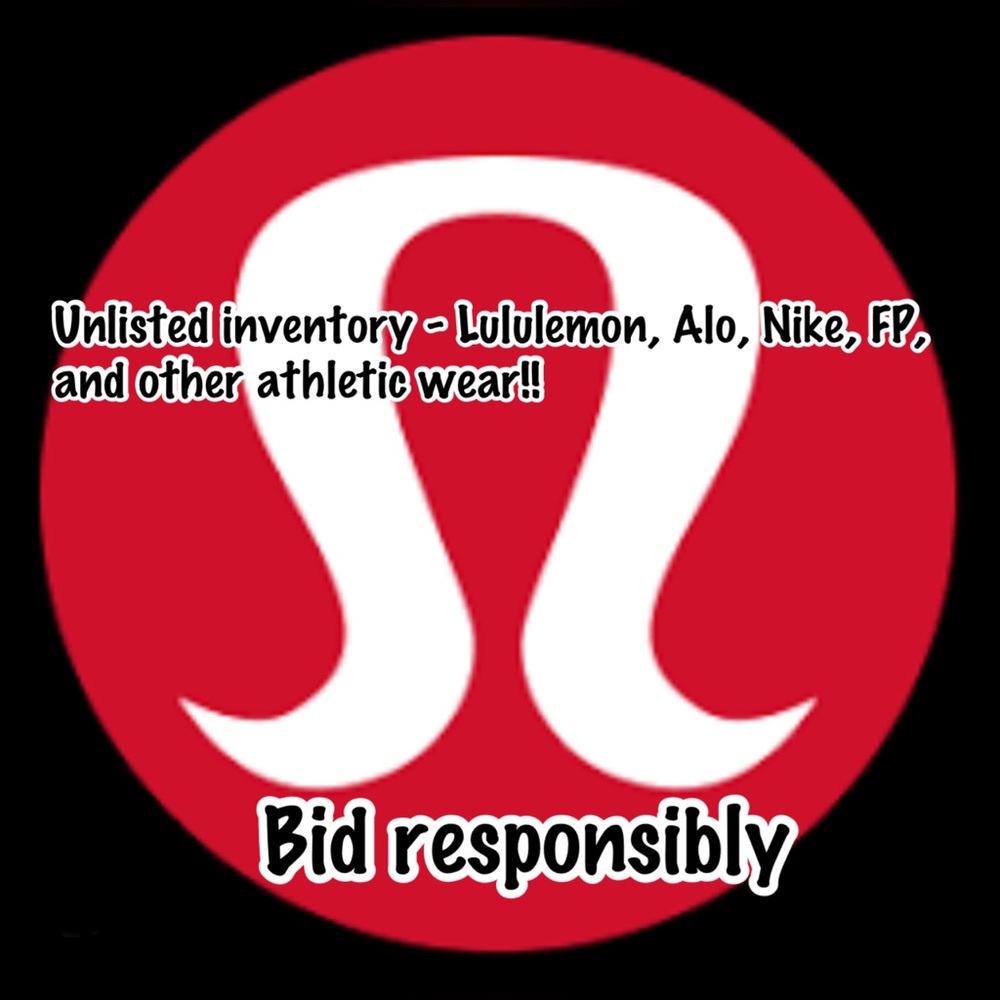 Unlisted inventory - activewear and closet clear out items